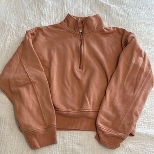 Target half zip mock neck pullover